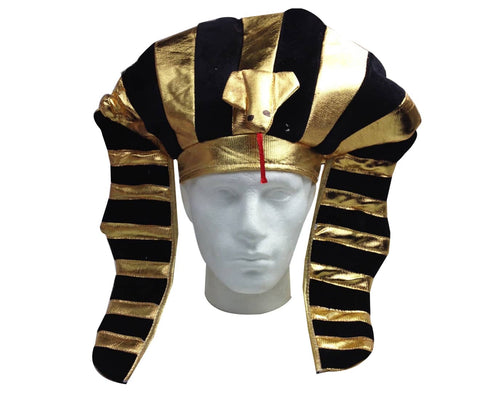 Darrahopens Occasions > Costumes EGYPTIAN PHARAOH HAT King Costume Party Ancient Fancy Dress Halloween Pharoah