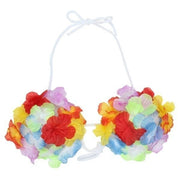 Darrahopens Occasions > Costumes HAWAIIAN BRA Luau Lei Fancy Dress Flower Bikini Top Costume Beach Dance Hula