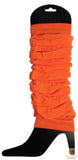 Darrahopens Occasions > Costumes LEG WARMERS Knitted Womens Neon Party Knit Ankle Fluro Dance Costume 80s Pair - Fluro Orange