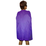 Darrahopens Occasions > Costumes MEDIUM CAPE Kids Childrens Party Costume Vampire Halloween Coat School Team - Purple