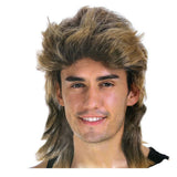 Darrahopens Occasions > Costumes Mullet Wig Hair Costume Party Dress Up 70s 80s Aussie Bogan Rock - Golden Blonde