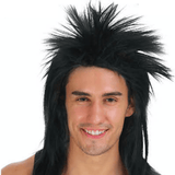 Darrahopens Occasions > Costumes SPIKY PUNK Mullet Wig Costume Party Fancy Rock Hair Disco Dress 70s 80s