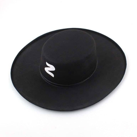 Darrahopens Occasions > Costumes Zorro Hat Spanish Bandit Adult/Children Costume Party Halloween Dress