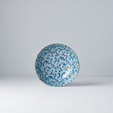 Darrahopens Occasions > Disposable Tableware > Disposable Bowls Bowl Organic 16.5cm Blue Daisy Glaze