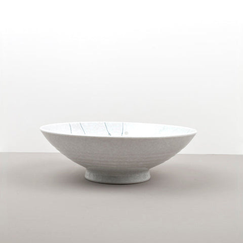 Darrahopens Occasions > Disposable Tableware > Disposable Bowls Ramen Bowl 24.5cm White Blossom Glaze
