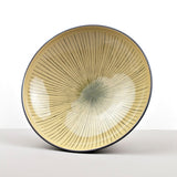Darrahopens Occasions > Disposable Tableware > Disposable Bowls Serving Bowl 28cm Green Converging Line Glaze