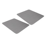Darrahopens Occasions > Disposable Tableware > Disposable Cups 2Pcs Coffee Mat Drying Pad Super Absorbent Prevent Slip Shock Absorption Easy to Clean Coffee Bar Mat for Countertops Coffee Machine Dark Gray 30x40cm / 11.8x15.7in In Australia - Darrahopens