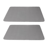 Darrahopens Occasions > Disposable Tableware > Disposable Cups 2Pcs Coffee Mat Drying Pad Super Absorbent Prevent Slip Shock Absorption Easy to Clean Coffee Bar Mat for Countertops Coffee Machine Dark Gray 40x50cm / 15.7x19.7in In Australia - Darrahopens
