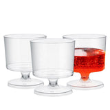 Darrahopens Occasions > Disposable Tableware > Disposable Cups 30pcs Clear Hard Plastic Mousse Cake Cup Pudding Ice Cream Dessert Serving Cups