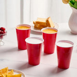 Darrahopens Occasions > Disposable Tableware > Disposable Cups 50pcs Red Plastic Beer Pong Cups Reusable Party Cups Drinking Game Supplies