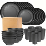 Darrahopens Occasions > Disposable Tableware > Disposable Cutlery Shatterproof Tableware Set for Camping & Home (16pcs)
