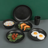Darrahopens Occasions > Disposable Tableware > Disposable Cutlery Shatterproof Tableware Set for Camping & Home (16pcs)