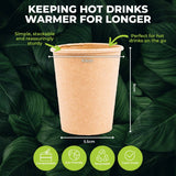 Darrahopens Occasions > Disposable Tableware Party Central 1000PCE 250ml Coffee Cups Disposable Recycable 6.5 x 9cm