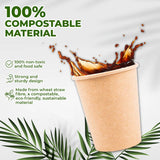 Darrahopens Occasions > Disposable Tableware Party Central 1000PCE 250ml Coffee Cups Disposable Recycable 6.5 x 9cm