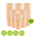 Darrahopens Occasions > Disposable Tableware Party Central 1000PCE 250ml Coffee Cups Disposable Recycable 6.5 x 9cm