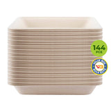 Darrahopens Occasions > Disposable Tableware Party Central 144PCE Serving Trays Eco-Friendly Recyclable Durable 19.5cm