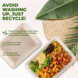 Darrahopens Occasions > Disposable Tableware Party Central 144PCE Serving Trays Eco-Friendly Recyclable Durable 19.5cm