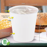 Darrahopens Occasions > Disposable Tableware Party Central 2160PCE White Paper Cups Disposable Leak Resistant 200ml