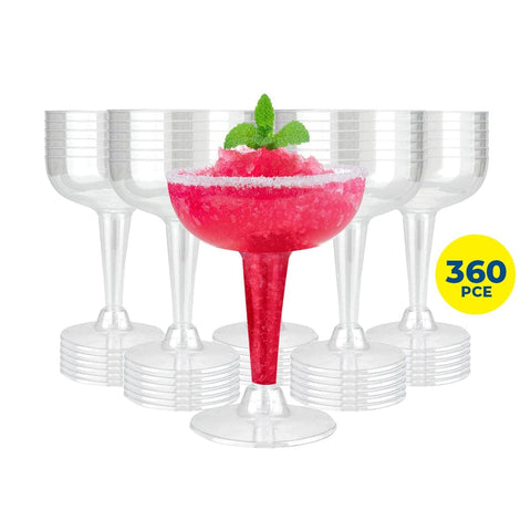 Darrahopens Occasions > Disposable Tableware Party Central 360PCE Cocktail Glasses Disposable Durable Leak Resistant 120ml