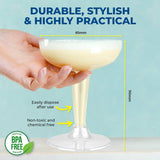 Darrahopens Occasions > Disposable Tableware Party Central 360PCE Cocktail Glasses Disposable Durable Leak Resistant 120ml