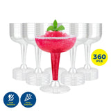 Darrahopens Occasions > Disposable Tableware Party Central 360PCE Cocktail Glasses Disposable Durable Leak Resistant 120ml