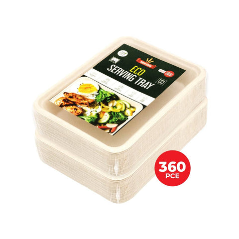 Darrahopens Occasions > Disposable Tableware Party Central 360PCE Serving Tray/Plate/Dish Eco-Friendly Recyclable 190mm