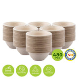 Darrahopens Occasions > Disposable Tableware Party Central 480PCE Bowls Salad Soup Eco-Friendly Recyclable Durable 220ml