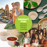 Darrahopens Occasions > Disposable Tableware Party Central 480PCE Mini Sauce Dip Bowls Eco-Friendly Recyclable Durable 6cm