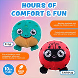 Darrahopens Occasions > Novelty Gifts Party Central 12PCE Plush Toys Various Animals Super Soft & Cuddly 10cm
