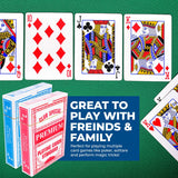Darrahopens Occasions > Novelty Gifts Party Central 36PCE 52 Deck Standard Playing Cards Premium Quality 62 x 88mm