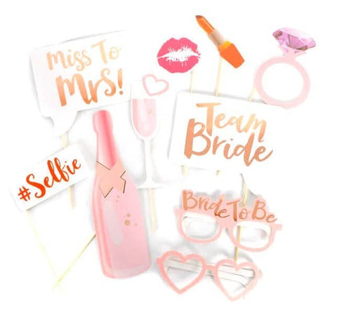 Darrahopens Occasions > Party & Birthday Novelties 10x Bride To Be Photo Booth Props Hens Bridal Party Bachelorette Selfie