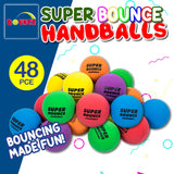 Darrahopens Occasions > Party & Birthday Novelties 48PCE Super Bounce Hand Balls 6cm Diameter Playtime Endless Fun Indoor/Outdoor