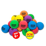 Darrahopens Occasions > Party & Birthday Novelties 48PCE Super Bounce Hand Balls 6cm Diameter Playtime Endless Fun Indoor/Outdoor