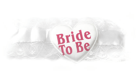 Darrahopens Occasions > Party & Birthday Novelties Bride to Be Garter Party Girls Hens Night Wedding Shower Bachelorette - White
