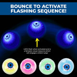 Darrahopens Occasions > Party & Birthday Novelties Party Central 12PCE Bouncy Eyeballs Lights Up Glows In The Dark Fun Toy 5.5cm