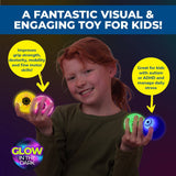 Darrahopens Occasions > Party & Birthday Novelties Party Central 12PCE Bouncy Eyeballs Lights Up Glows In The Dark Fun Toy 5.5cm