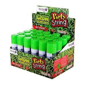 Darrahopens Occasions > Party & Birthday Novelties Party Central 24PCE Glow In The Dark Silly String Cans Non-Flammable 75g