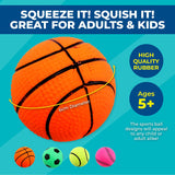 Darrahopens Occasions > Party & Birthday Novelties Party Central 24PCE Sports Stress Balls High Quality Rubber Soft Toy 6cm