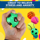 Darrahopens Occasions > Party & Birthday Novelties Party Central 24PCE Sports Stress Balls High Quality Rubber Soft Toy 6cm
