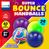 Darrahopens Occasions > Party & Birthday Novelties Party Central 24PCE Super Bounce Hand Balls High Quality Rubber 60mm