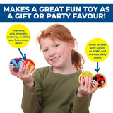 Darrahopens Occasions > Party & Birthday Novelties Party Central 36PCE Sweet Bugs Stress Balls High Quality Rubber Toy 6.3cm