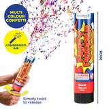 Darrahopens Occasions > Party & Birthday Novelties Party Central 48PCE Party Poppers Twist Release Shimmering Confetti 20cm