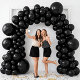 Darrahopens Occasions > Party & Birthday Novelties > Party Supplies 140PCS Black Balloon Garland Kit Latex Balloon Arch Set for Birthday Wedding Party Decoration Black Party Balloon Arch Kit with Multiple Sizes