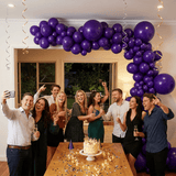 Darrahopens Occasions > Party & Birthday Novelties > Party Supplies 140PCS Deep purple Balloon Garland Kit Latex Balloon Arch Set for Birthday Wedding Party Decoration Deep purple Party Balloon Arch Kit with Multiple Sizes