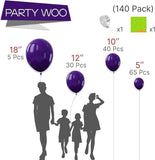 Darrahopens Occasions > Party & Birthday Novelties > Party Supplies 140PCS Deep purple Balloon Garland Kit Latex Balloon Arch Set for Birthday Wedding Party Decoration Deep purple Party Balloon Arch Kit with Multiple Sizes