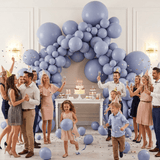 Darrahopens Occasions > Party & Birthday Novelties > Party Supplies 140PCS Grayish blue Balloon Garland Kit Latex Balloon Arch Set for Birthday Wedding Party Decoration Grayish blue Party Balloon Arch Kit with Multiple Sizes
