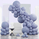 Darrahopens Occasions > Party & Birthday Novelties > Party Supplies 140PCS Grayish blue Balloon Garland Kit Latex Balloon Arch Set for Birthday Wedding Party Decoration Grayish blue Party Balloon Arch Kit with Multiple Sizes