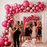 Darrahopens Occasions > Party & Birthday Novelties > Party Supplies 140PCS Rose red Balloon Garland Kit Latex Balloon Arch Set for Birthday Wedding Party Decoration Rose red Party Balloon Arch Kit with Multiple Sizes