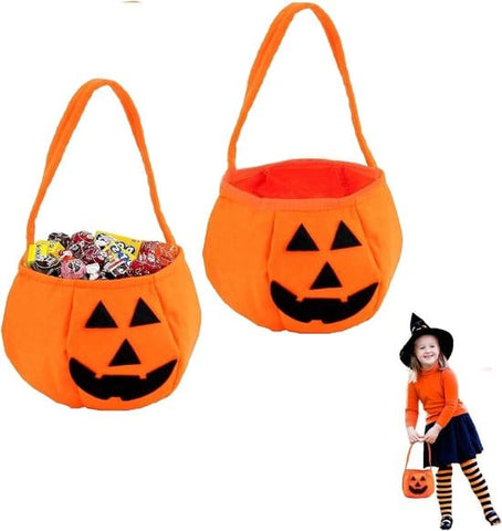 Darrahopens Occasions > Party & Birthday Novelties > Party Supplies 2-Pack Halloween Pumpkin Candy Bags - Halloween Pumpkin Bag Magic Candy Bags - Candy Bags - Pumpkin Collection Bags - Suitable for Halloween Party Masquerade Decorations