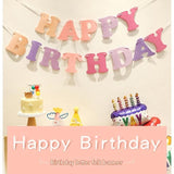 Darrahopens Occasions > Party & Birthday Novelties > Party Supplies 3-pcs Birthday Party Decoration Set with 2-pack Smiley Daisy Balloon Centerpieces & Blue and Green Happy Birthday Felt Banner, Kids Birthday Party Decor Kit, Photo Booth Backdrop Supplies,